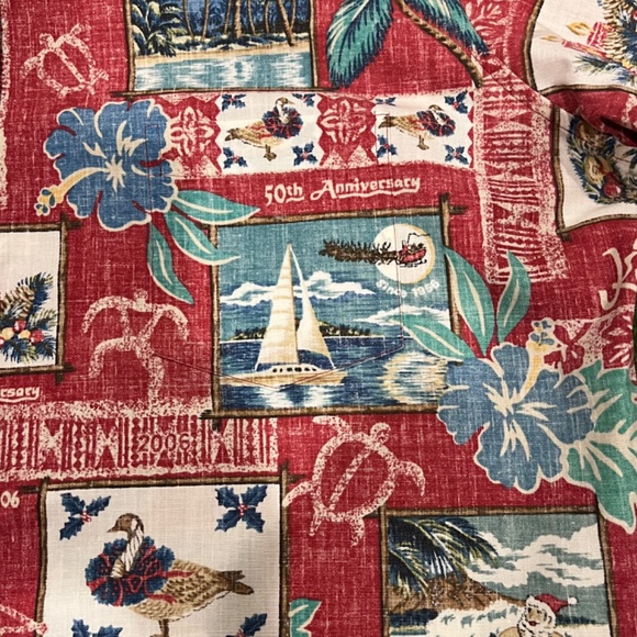 VTG Reyn Spooner Mele Kalikimaka 2006 Limited Christmas Hawaiian Shirt XL - Picture 3 of 6